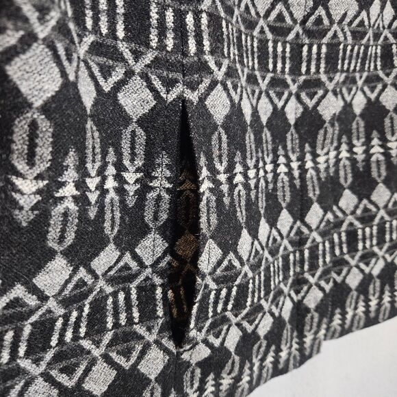 Pendleton Wool Full Zip Collared Blazer Jacket Southwest Aztec Pockets Women's L - Picture 7 of 10